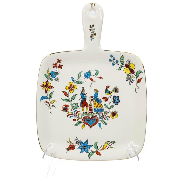 Vintage Other - Trivet IVA-LURE Crooksville USA Pennsylvania Dutch Hanging Folk Art Country